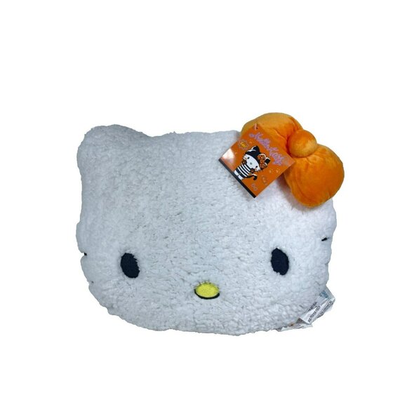 Sanrio Hello Kitty Sherpa Kitty Face 16" x 14" Throw Pillow - Picture 2 of 10